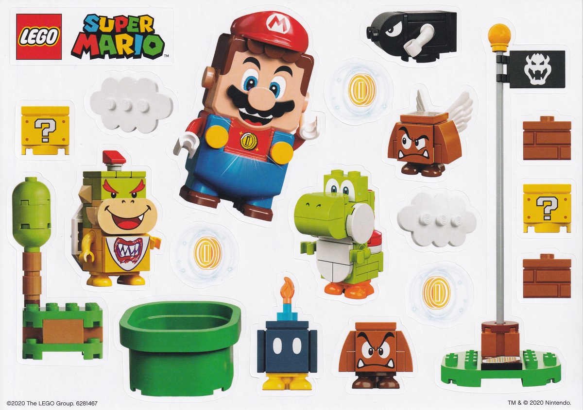 LEGO Super Mario - Sticker - Promotendo