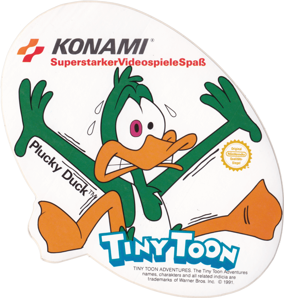 Tiny Toon Adventures - Plucky Duck - Konami - Promotendo